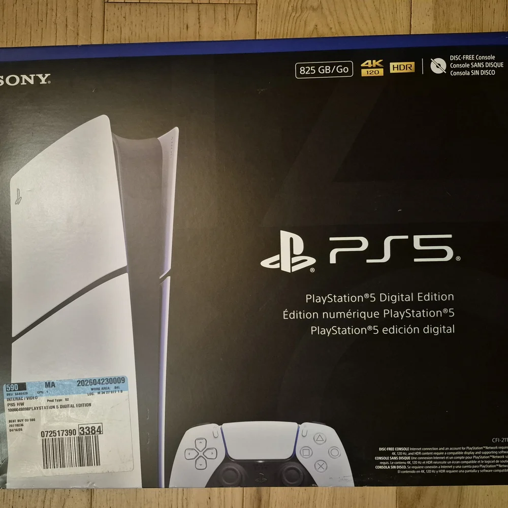 Sony PlayStation 5 Digital Edition Console - White